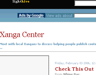 An Unofficial Xanga Center?