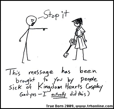 Stop Cosplaying Kingdom Hearts Comic