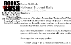 Books Not Bush