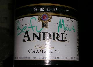 Champagne? No. Sparkling White.