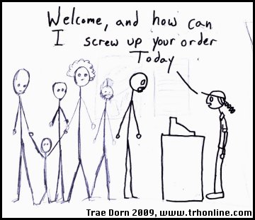 Fast Food Idiocy Stick Figures 
