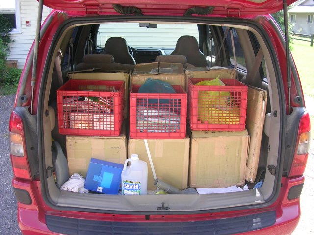 Van full of stuff... Rising Stuff!