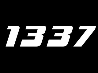 1337=LEET