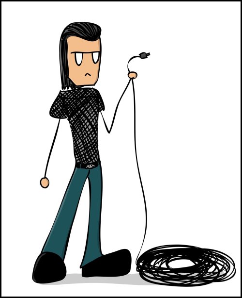 Glenn Danzig from UnCONventional (the webcomic)